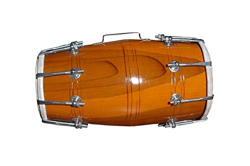 Wood Dholak Indian Folk Musical Instrument Drum Nuts & Bolt