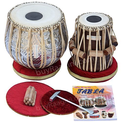 61Absz6L-+L (1) MAHARAJA Concert Tabla Drum Set 4½ Kg Copper Bayan (PDI-69)