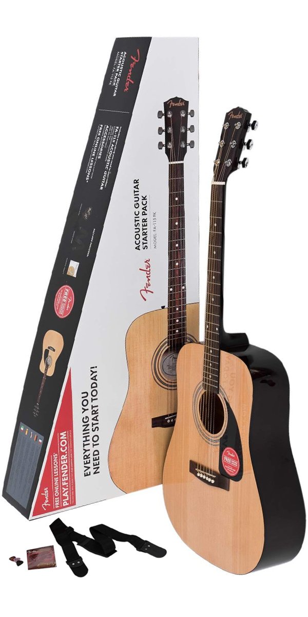 Fender FA115 Acoustic Guitar Pack