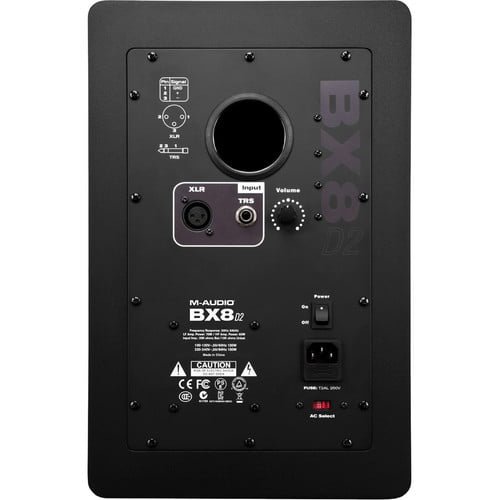 1355400024_IMG_294967 M-Audio BX8 D2 130W 8″ Two-Way Active Studio Monitor (Pair)
