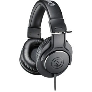 Audio-Technica ATH-M20x Closed Back Monitor Headphones (Black)