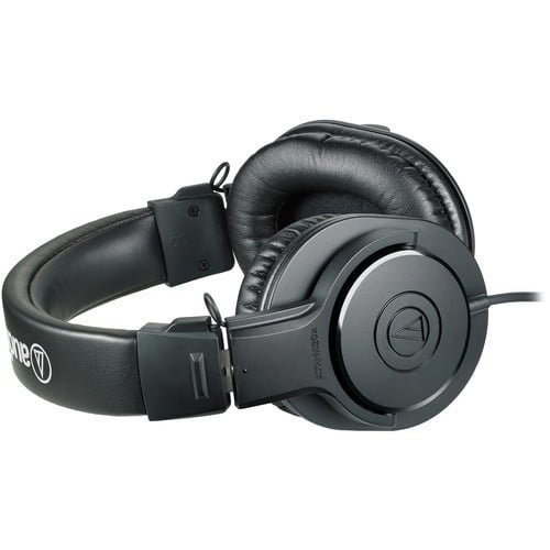 Audio-Technica ATH-M20x Closed Back Monitor Headphones (Black)