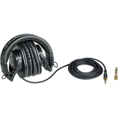 Audio-Technica ATH-M30x Closed Back Monitor Headphones (Black)