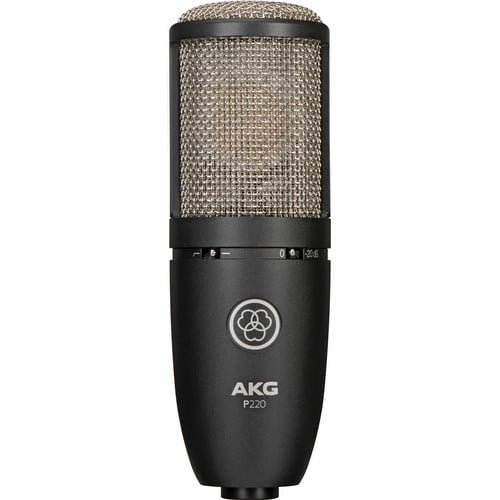 AKG P220 Cardioid Condenser Studio Microphone (Black)