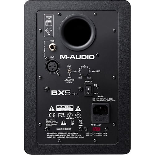 1498135872_IMG_818131 M-Audio BX5 D3 5″ Powered Studio Monitor 100W (Single)