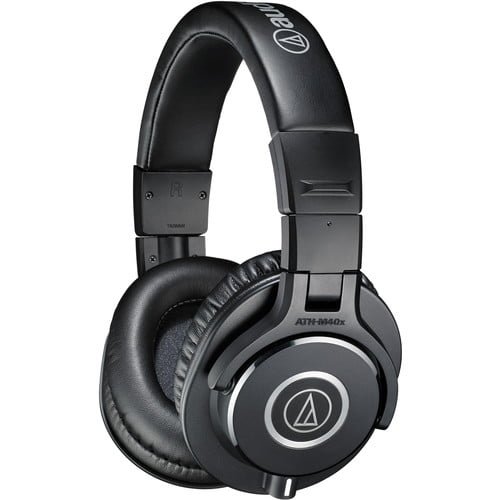 Audio-Technica ATH-M40x Closed Back Monitor Headphones (Black)