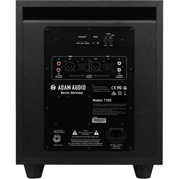 ADAM Audio T10S – 130W 10″ Active Subwoofer