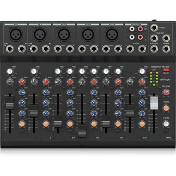 3333333333 (1) Behringer XENYX 1003B Premium Analog Mixer with Optional Battery Operation