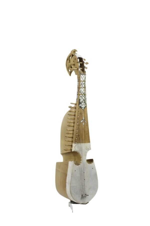 Rubab Pakistani Traditional Musical Instrument – Full Sadaf Handcrafted Rubab with Free Accessories