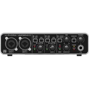 Behringer U-Phoria UMC204HD USB Audio/MIDI Interface