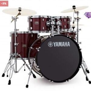 Yamaha Rydeen RDP2F5 Burgundy Glitter Acoustic Drum Set with Cymbal (MG2F3A+RDP2F5)