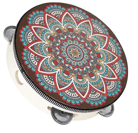 High Grade Hand Tambourine Duff 8″