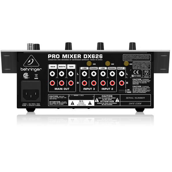 Behringer DX-626 3-Channel DJ Mixer