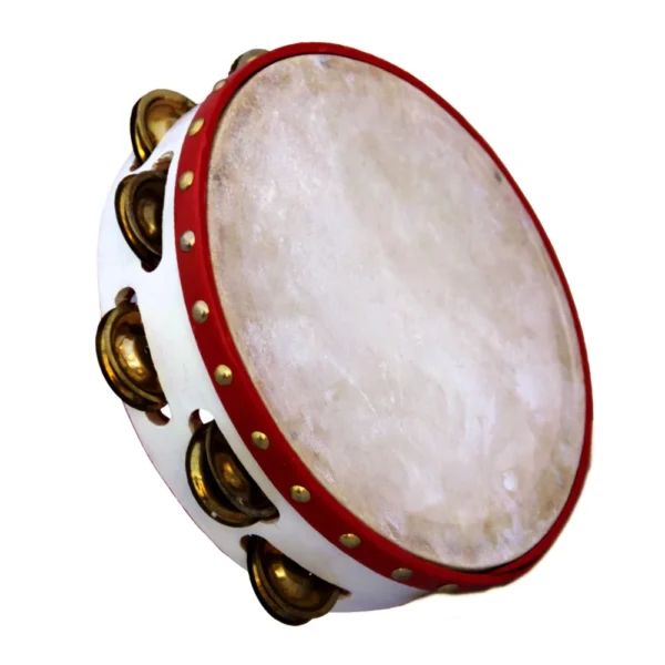 Dufli-Hand-Percussion-Drum Dufli Tambourine with Jingles