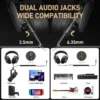 MH700_microphone_headphones_13 MAONO MH700 Studio Monitoring Headphone
