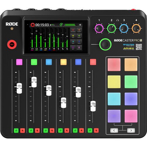 RODE RODECaster Pro II Integrated Audio Production Studio – Black