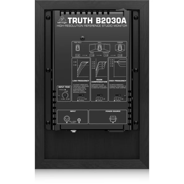 Behringer Truth B2030A 6.75″ 125W Active 2-Way Studio Monitor (Pair)